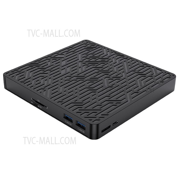 ORICO XD008-BK-BP External Blue-ray Drive with USB 3.0 Ports TF Card Reader Slots DVD Burner