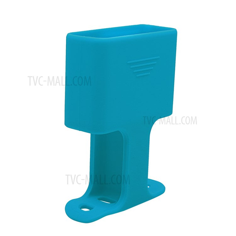 Soft Silicone Cover Charging Cable Organizer Protective Case for Apple MacBook USB-C Power Adapter 61W/96W - Blue