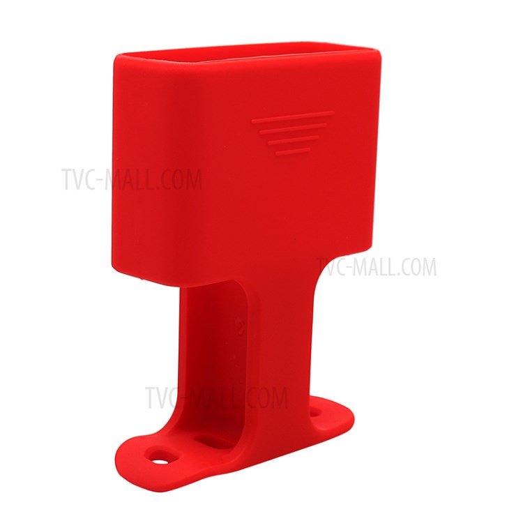 Soft Silicone Cover Charging Cable Organizer Protective Case for Apple MacBook USB-C Power Adapter 61W/96W - Red