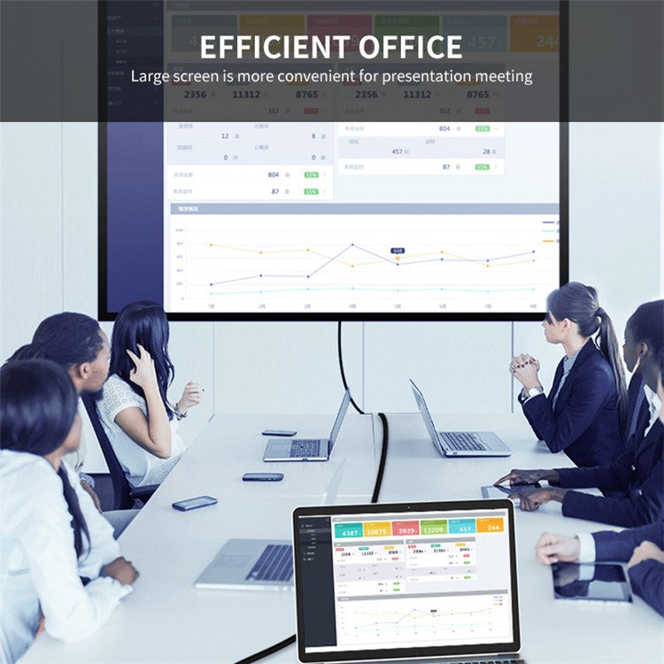 JUNSUNMAY JSM-HUB003 Type-C Hub Adapter 6-in-1 USB-C Docking Station Splitter Support 4K HD Video, 100Mbps, 87W PD Charging Converter