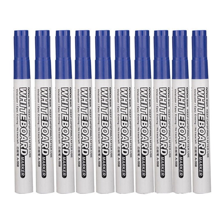 10-in-1 Whiteboard Marker Pen Painting Graffiti Drawing Pen - Blue