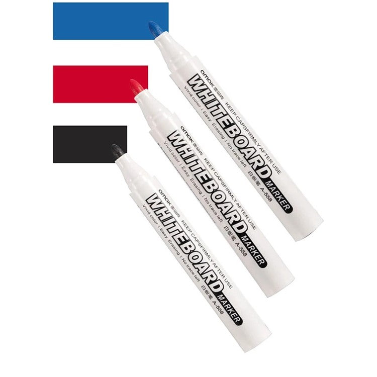 10-in-1 Whiteboard Marker Pen Painting Graffiti Drawing Pen - Black