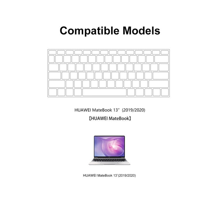 ENKAY HAT PRINCE Ultra-thin TPU Dust-proof Keyboard Protective Film for Huawei MateBook 13 (US Version)