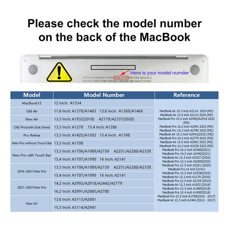 ENKAY HAT PRINCE TPU Keyboard Film (EU Version) for MacBook Pro 14 inch (A2442) / 16 inch (A2485) / Air 15 inch (2023) A2941 / 13 inch (2024) A2681