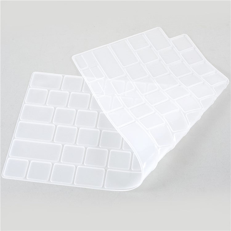 Ultra-thin Clear Keyboard Cover Soft TPU Keyboard Protector for EU Version MacBook Pro 14.2'' (A2442) / Pro 16.2'' (A2485)