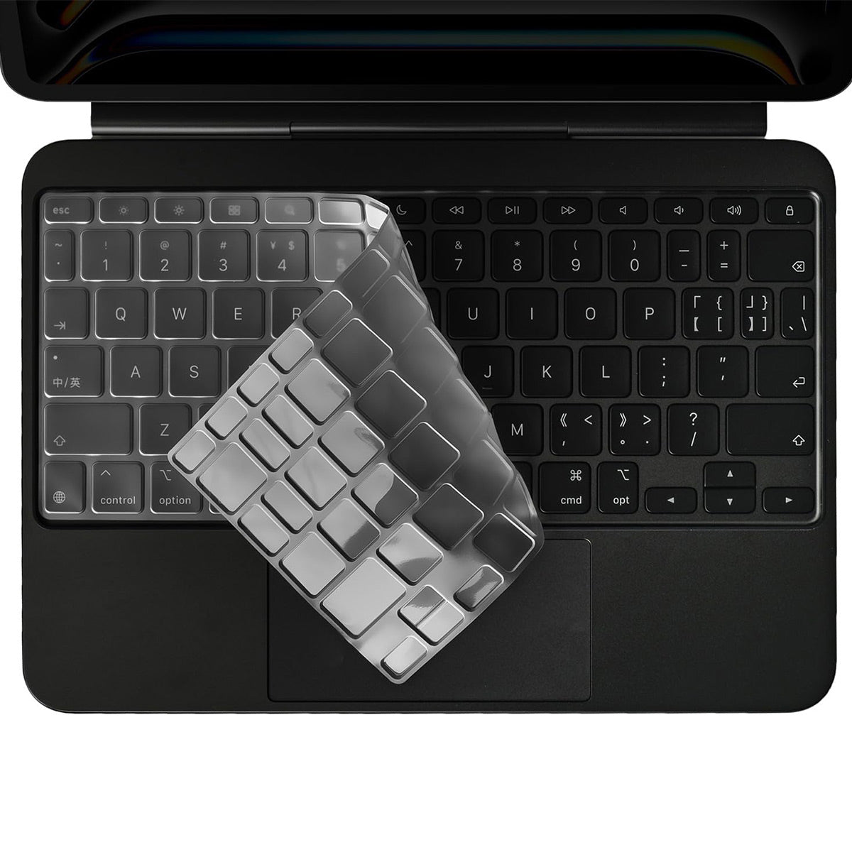 iPad Pro 11 M4 2024 ENKAY US Version Magic Keyboard Cover Soft TPU Protective Film - Transparent