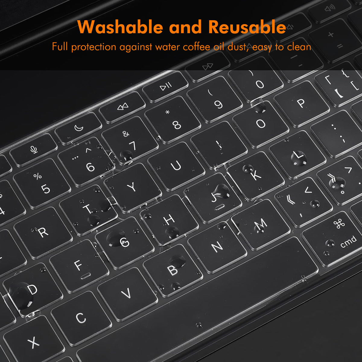 iPad Pro 11 M4 2024 ENKAY US Version Magic Keyboard Cover Soft TPU Protective Film - Transparent