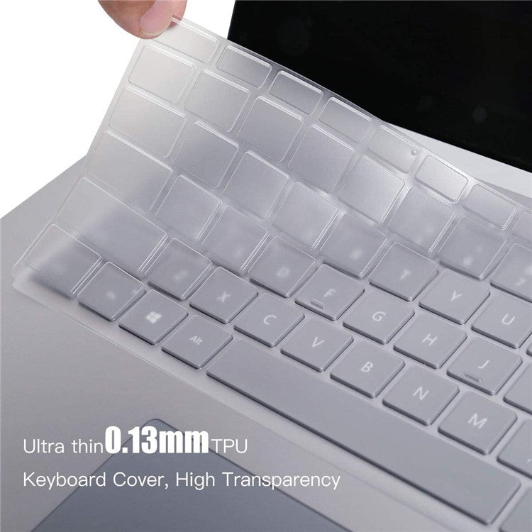 ENKAY HAT PRINCE Clear Keyboard Cover for Microsoft Surface Laptop 2 / 3 / 4 / 5 13.5, Ultra Thin TPU Keyboard Protector, US Version