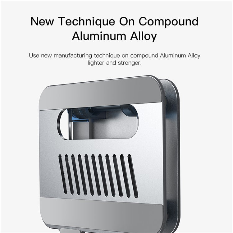 YESIDO LP04 Adjustable Aluminum Alloy Laptop Riser Desktop Stand Holder for Notebook Computer