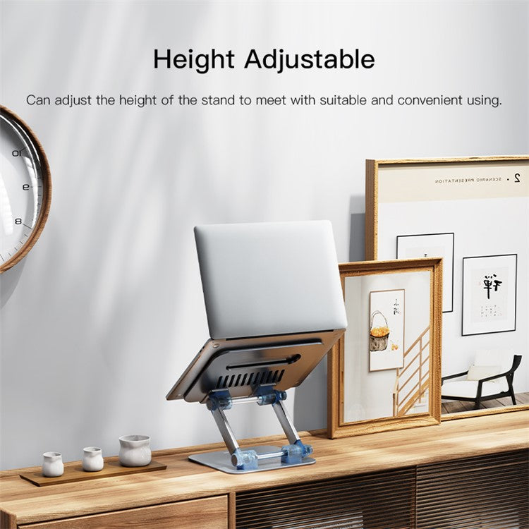 YESIDO LP04 Adjustable Aluminum Alloy Laptop Riser Desktop Stand Holder for Notebook Computer