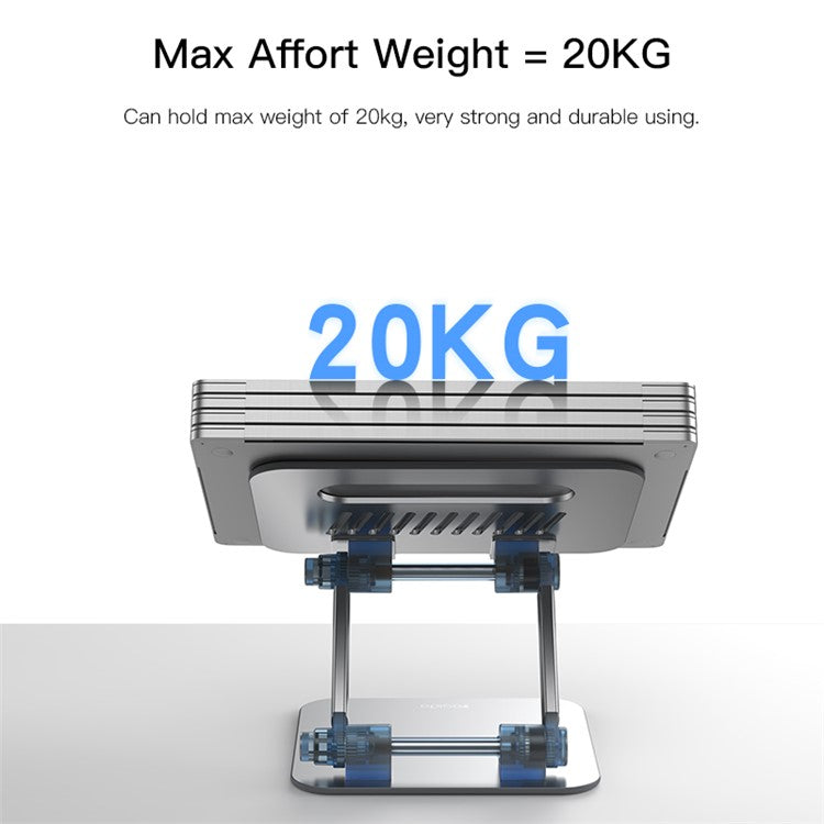 YESIDO LP04 Adjustable Aluminum Alloy Laptop Riser Desktop Stand Holder for Notebook Computer