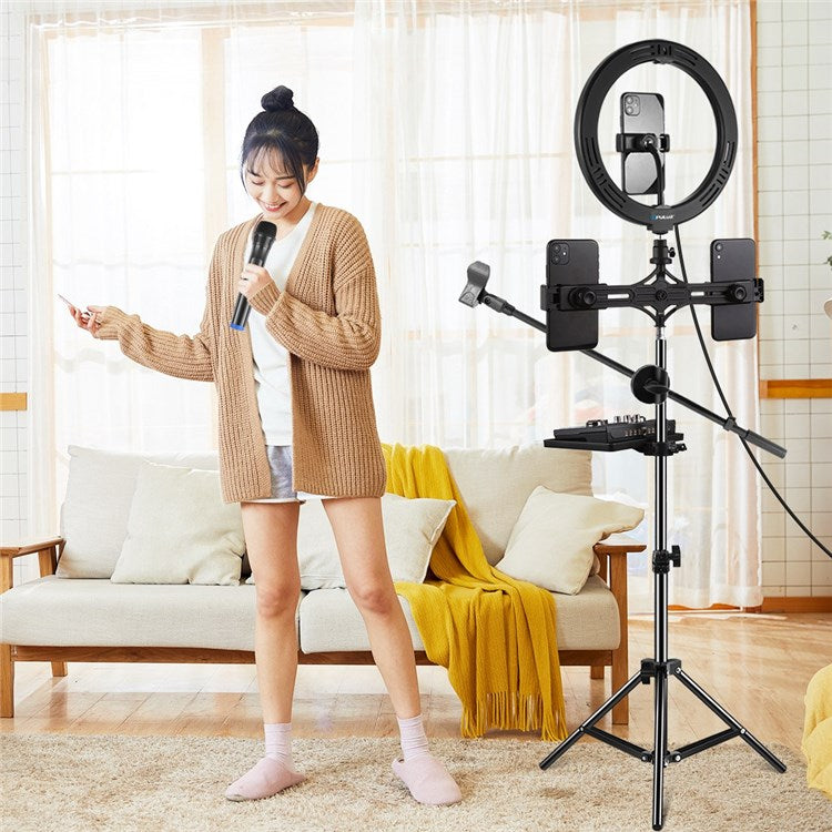 PULUZ PU626B Standard Version Live Tripod Clamp-on Sound Card Tray, Size 16.5x22cm