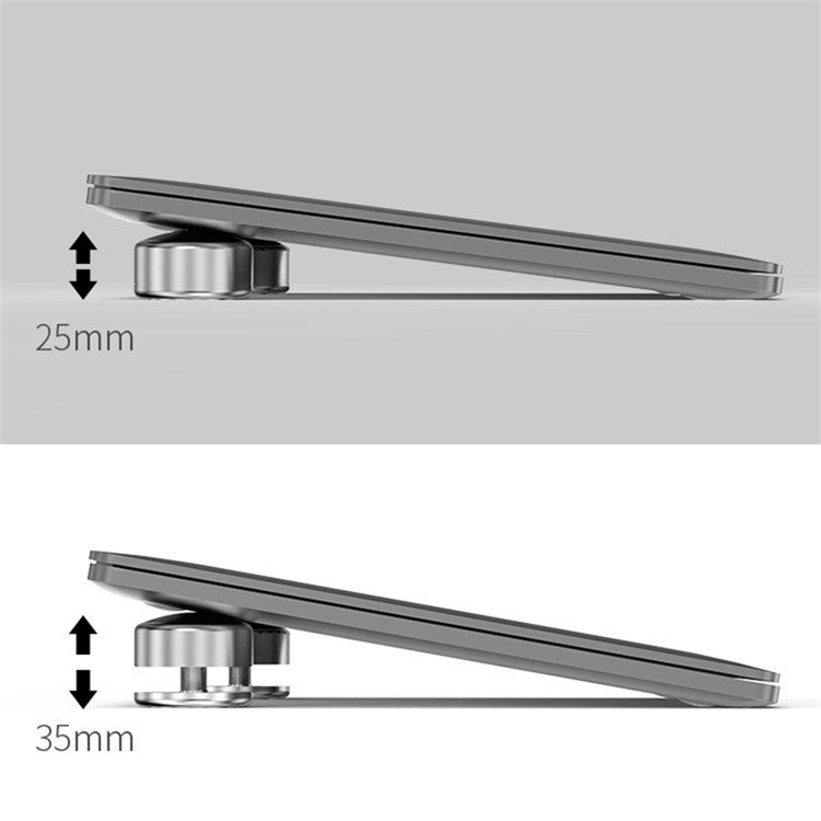 JIUSHARK JSNB-10 11-17.3 inch Laptop Pad Magnetic Heat Dissipation Notebook Computer Stand Foot Pad Ball - Grey