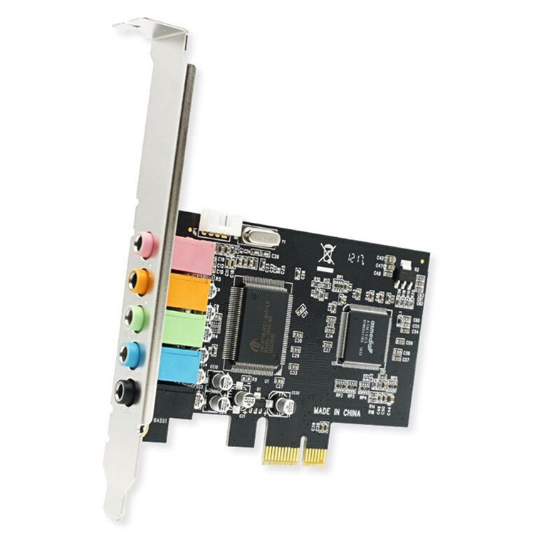 PCIe 5.1 Channels Sound Card CMI8738 Chip PCI Express Surround 3D Audio Card for Computer