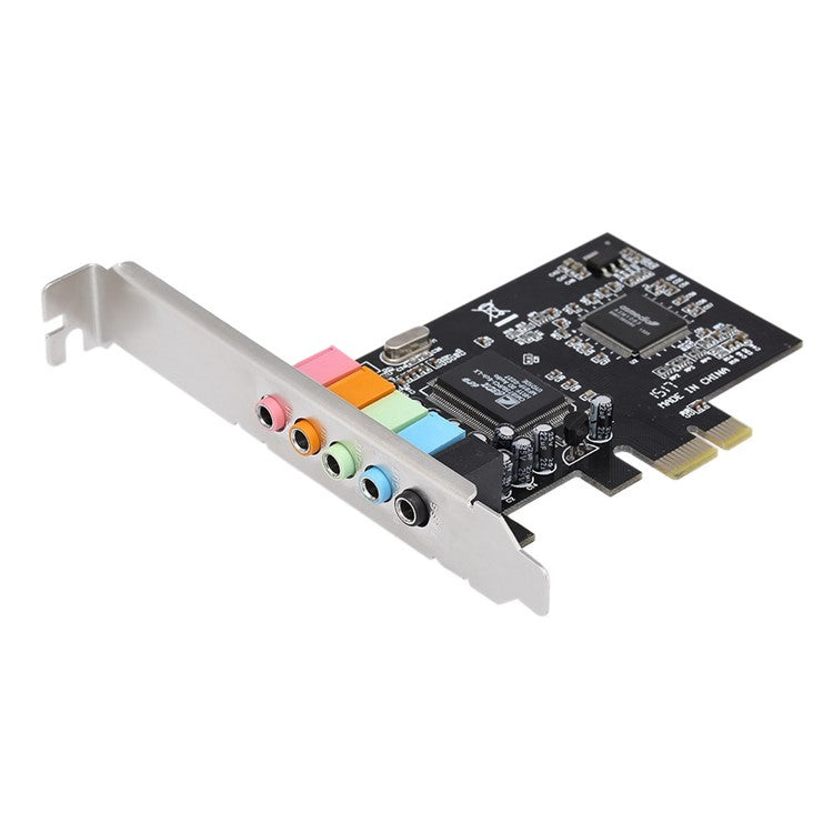 PCIe 5.1 Channels Sound Card CMI8738 Chip PCI Express Surround 3D Audio Card for Computer