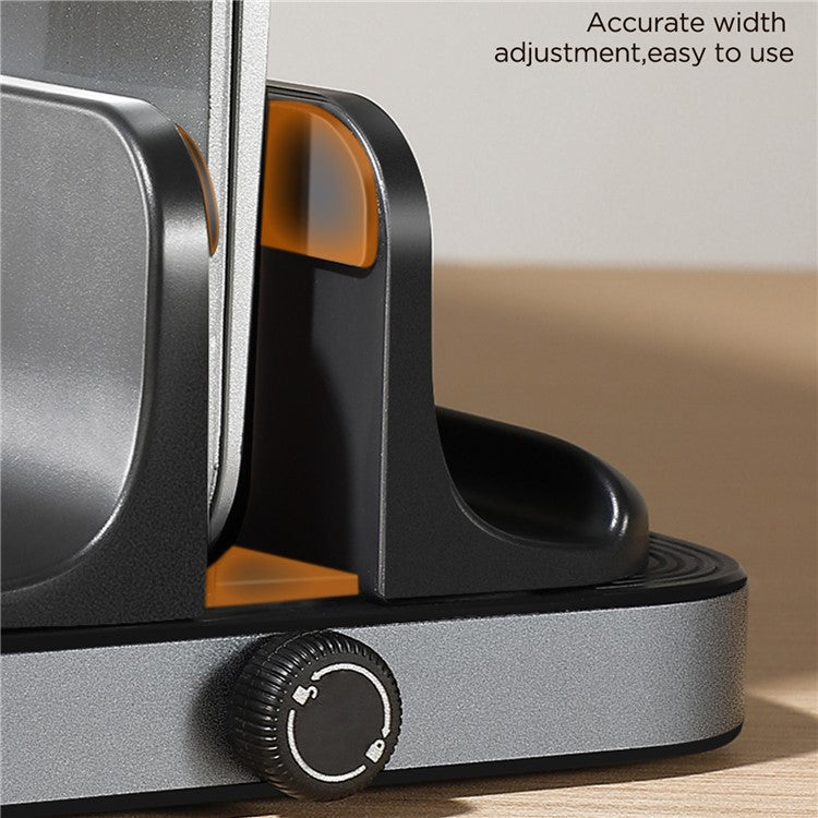 JOYROOM JR-ZS374 Vertical Laptop Stand Adjustable Laptop Holder PC Desk Supports for 10-18 inch Laptop - Black