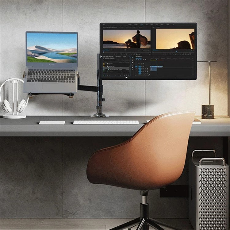 NORTH BAYOU FP-2 For 10"-17" Laptop Mount Holder Notebook Tray Compatible with VESA 75x75mm / 100x100mm