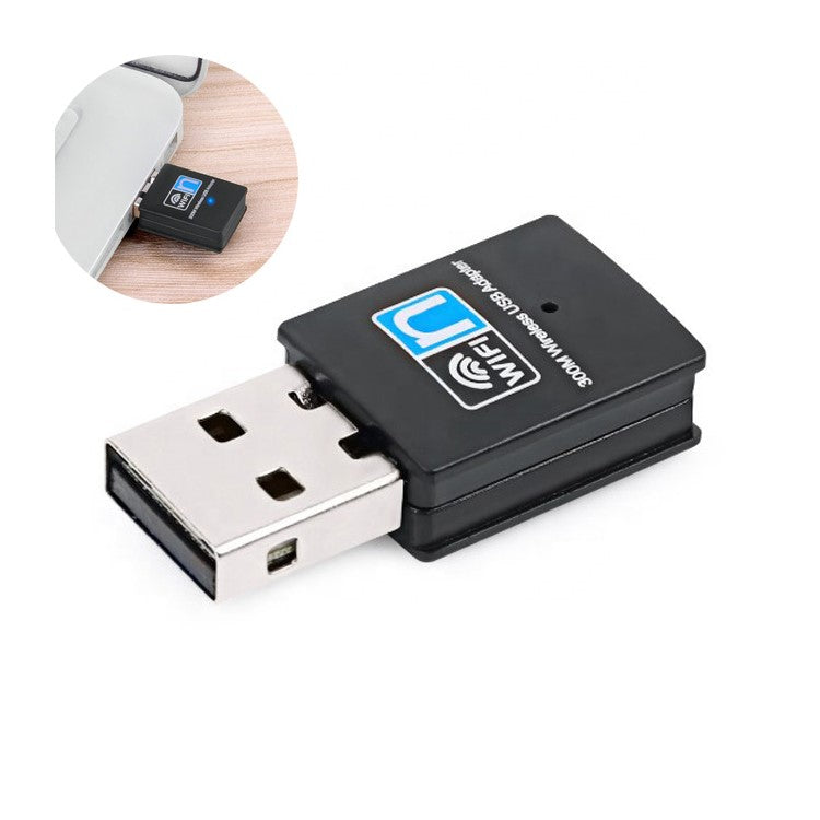 300Mbps Wireless 802.11N USB Wifi Receiving Adapter