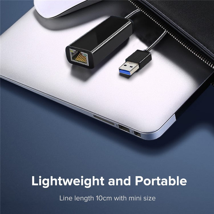 UE010 USB 3.0 1000Mbps Gigabit Ethernet Adapter USB 3.0 to RJ45 Lan Network Card for Laptop PC