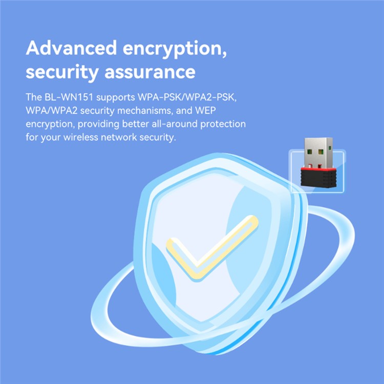 LB-LINK BL-WN151 150M Wireless Network Card WiFi Receiver USB Adapter Transmitter