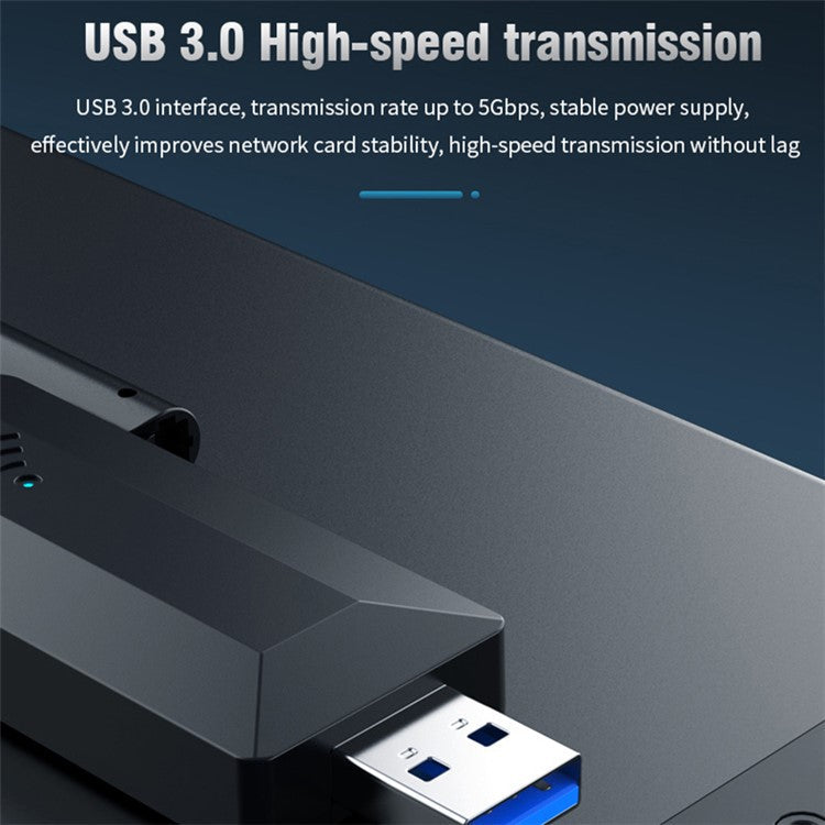 A07 Dual-Band 2.4G / 5G Driver-Free Wireless Network Adapter USB3.0 High-Speed Wireless Adapter 4-Antennas Computer Network Card