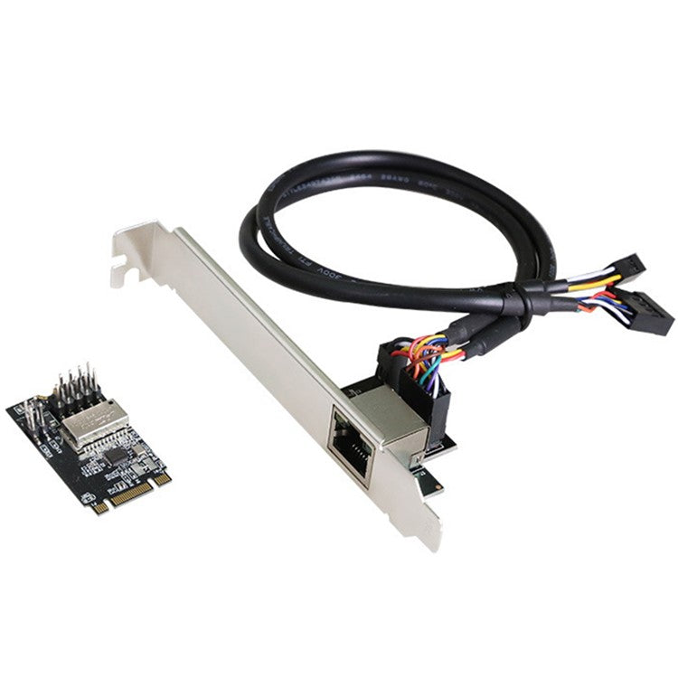 TXA082 RTL8111H 1000M M.2 (B-Key M-Key) to PCI-E Gigabit Network Card for Desktop PC