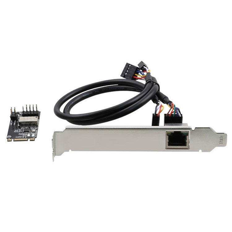 TXA082 RTL8111H 1000M M.2 (B-Key M-Key) to PCI-E Gigabit Network Card for Desktop PC