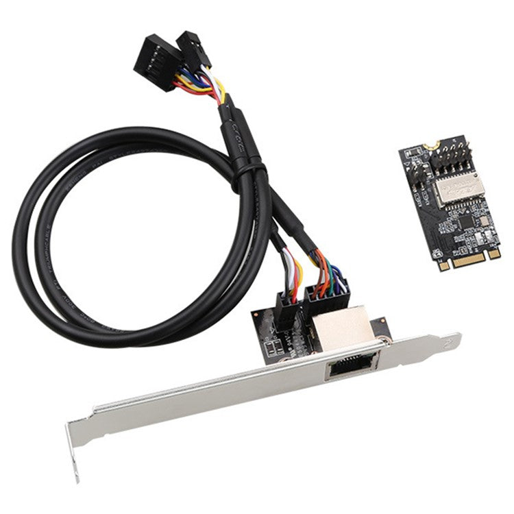 TXA082 RTL8111H 1000M M.2 (B-Key M-Key) to PCI-E Gigabit Network Card for Desktop PC