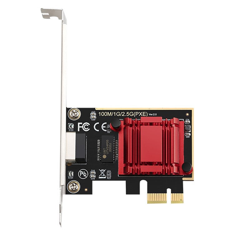 TXA092 Network Card Computer Gaming 2.5G Gigabit Ethernet Adapter Supports ROS, Esxi, PXE Boot