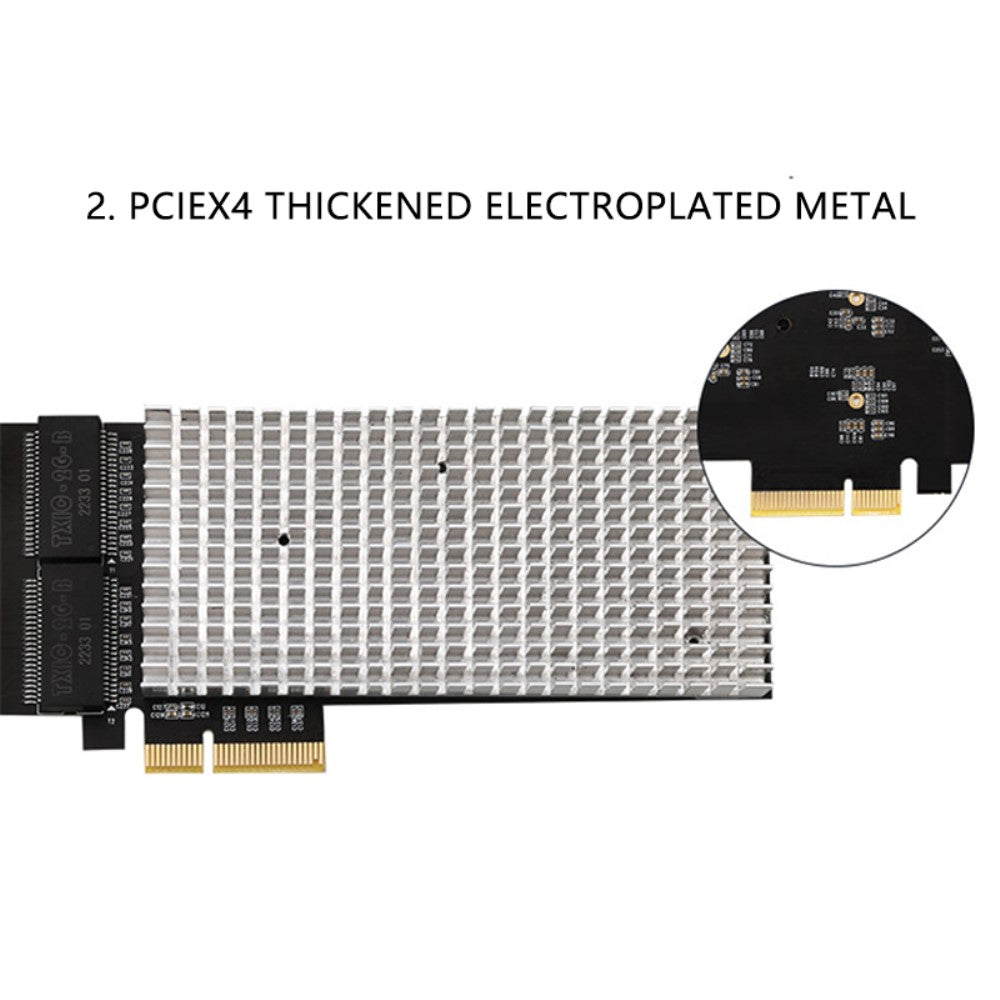 TXA188 Pcie 4-Port 2.5G RJ45 Ethernet Network Card with Intel I225 Chipset