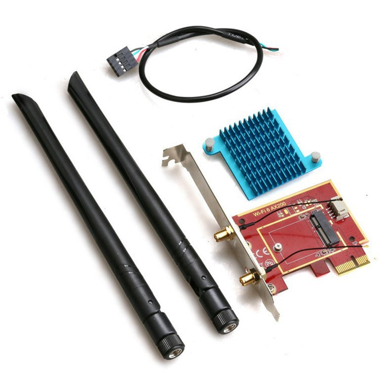 TXB111 PCIE-1X to M.2 NGFF-Ekey Adapter Card Support Bluetooth Expansion Card