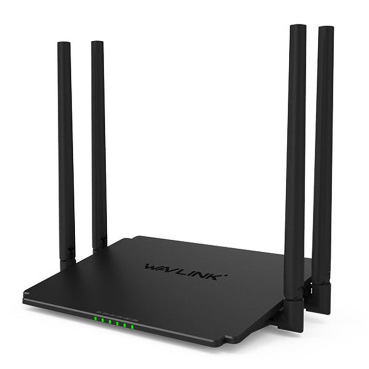 WAVLINK WS-WN532A3-B AC1200M Wireless Routers WPA2-PSK 300Mbps Dual Band Wireless Repeater with 4 Antennas - US Plug