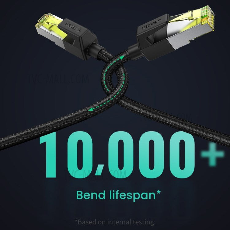 UGREEN 80421 Cat7 RJ45 Ethernet Cable 10Gbps High Speed Computer Router LAN Network Connection Cable - 1m