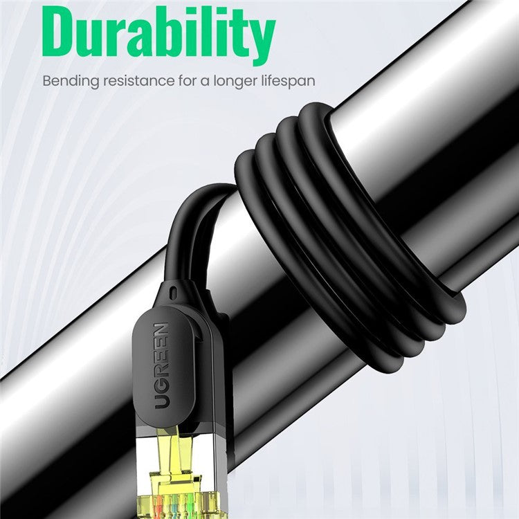 UGREEN 80414 Gigabit Cat7 RJ45 LAN Cable Ethernet Cable 10Gbps Computer Router Network Connection Cord - 1m