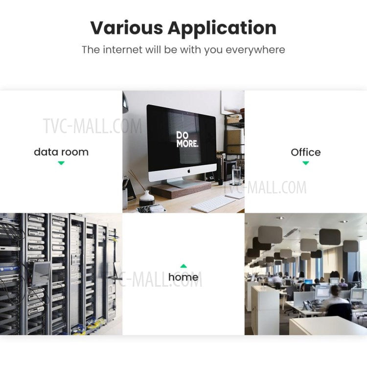 UGREEN 11260 Cat7 Flat RJ45 Ethernet Cable 10Gbps High Speed LAN Network Patch Cable - 1m