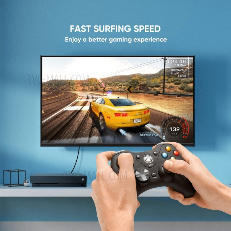 UGREEN 70327 RJ45 Cat8 Ethernet Cable 8-Core 2000MHz Bandwidth 25Gbps LAN Network Cable - 1m