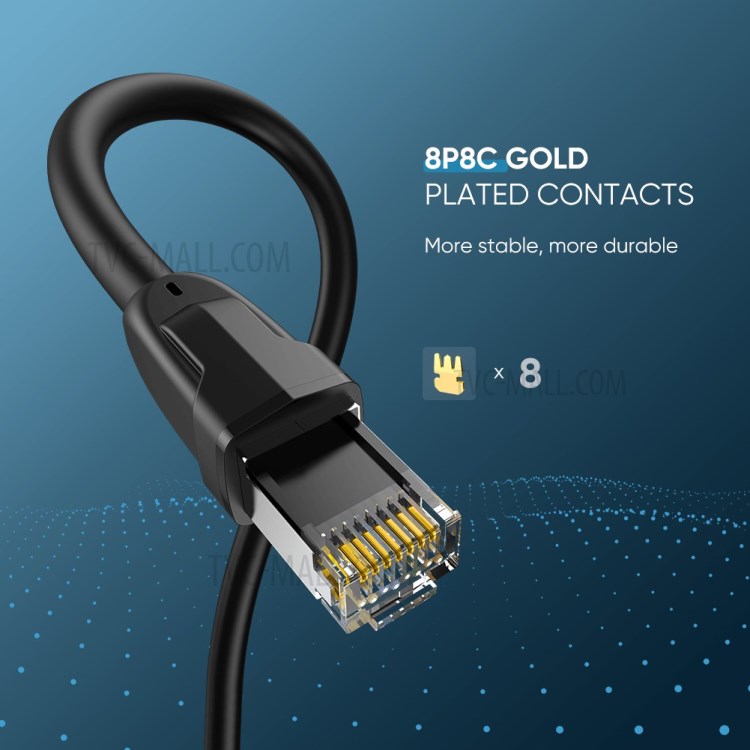 UGREEN 70327 RJ45 Cat8 Ethernet Cable 8-Core 2000MHz Bandwidth 25Gbps LAN Network Cable - 1m