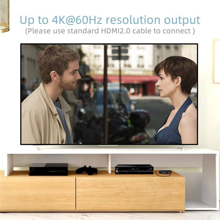 3 Input 1 Output 4K HDMI Switcher Hub YUV 4:4:4 HDR HDCP HDMI 2.0 Adapter Switcher with IR Receiver Remote Control for PS4 Xbox One HDTV