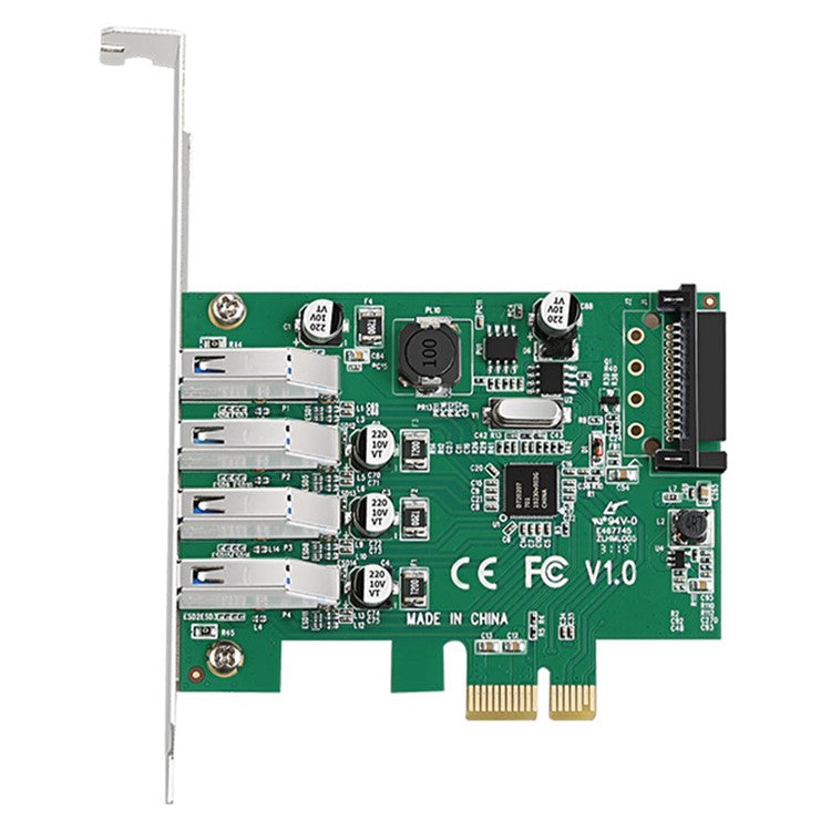 TXB003 4 USB3.0 Ports PCI-E Expansion Card NEC Chip Desktop Computer Adapter Card