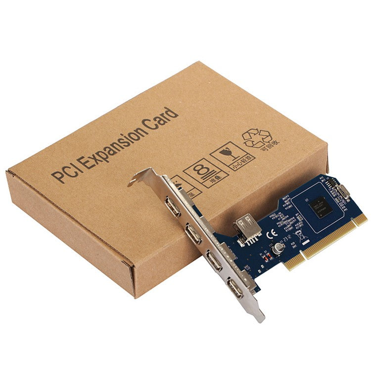 TXB045 NEC Chip PCI to 5 USB2.0 Adapter Card for Desktop PC TXIC USB2.0 Expansion Card