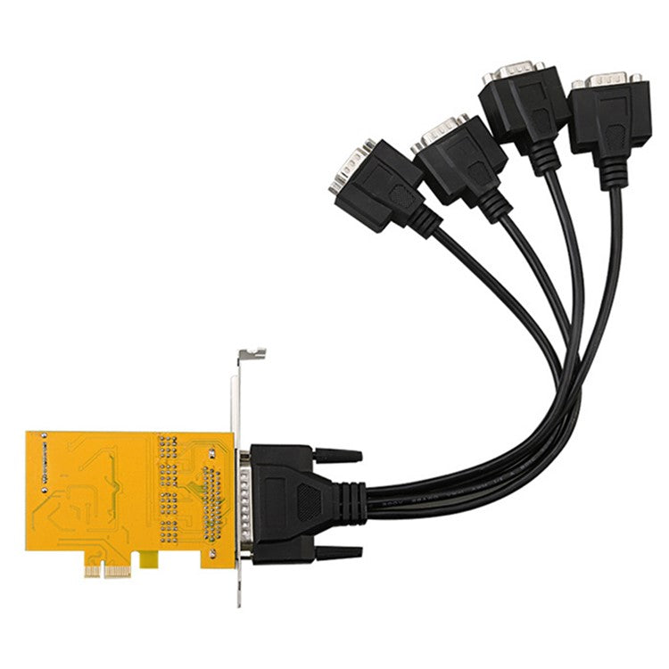 TXB182 RS232 Serial Port SATA Powered 9-Pin Adapter Card PCI-E Connection Cable