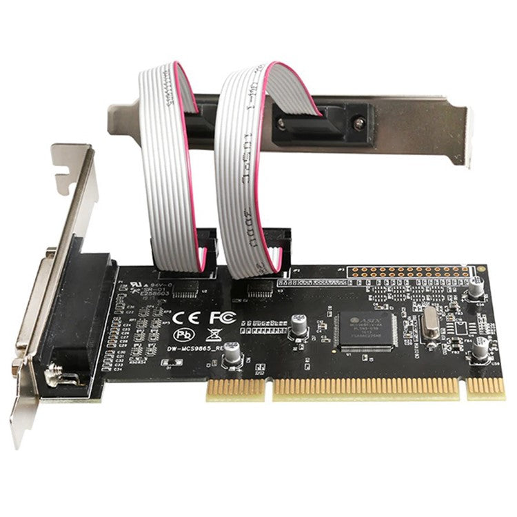 TXB182 2 Serial + 1 Parallel RS232 Expansion Card 1P2S Printer PCI Connection Card