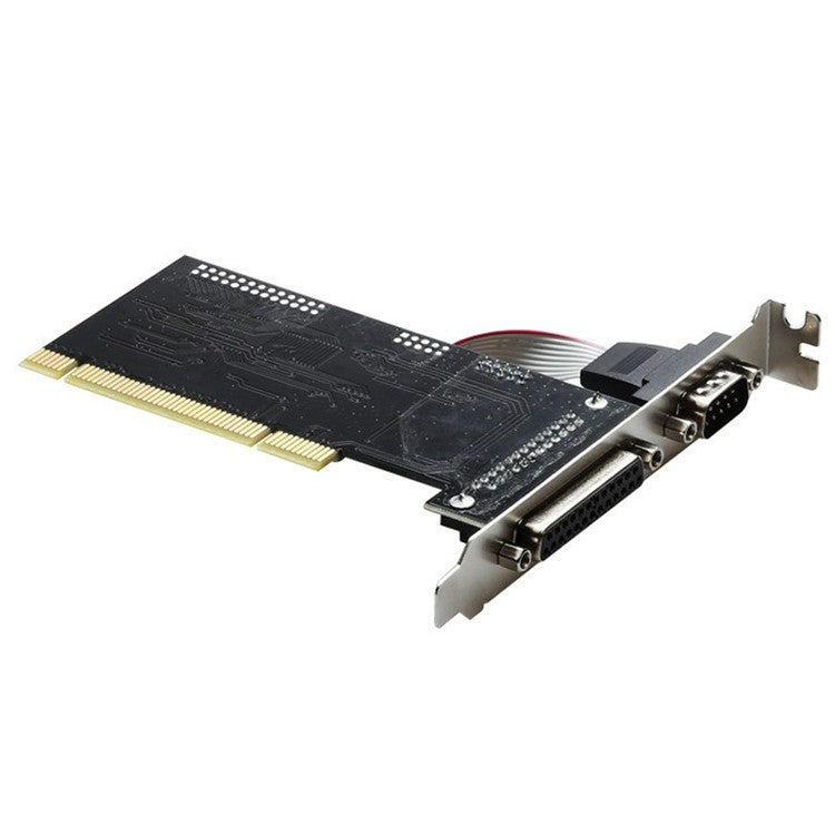 TXB086 Desktop Computer PCI to 1 Parallel and 1 Serial 25-pin / 9-pin Printer Interface Expansion Card