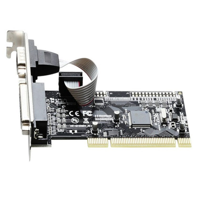 TXB086 Desktop Computer PCI to 1 Parallel and 1 Serial 25-pin / 9-pin Printer Interface Expansion Card