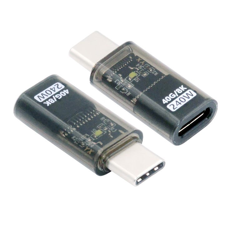UC-103-TR USB4 Type C Male to Female 240W 40Gbps Data 8K Video Adapter for Nintendo Switch / Phone / Laptop