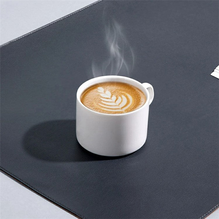 BASEUS Magpro Series II 770x340mm Smart Desk Mat PU Leather Waterproof Computer Desktop Pad, Basic Edition - Black