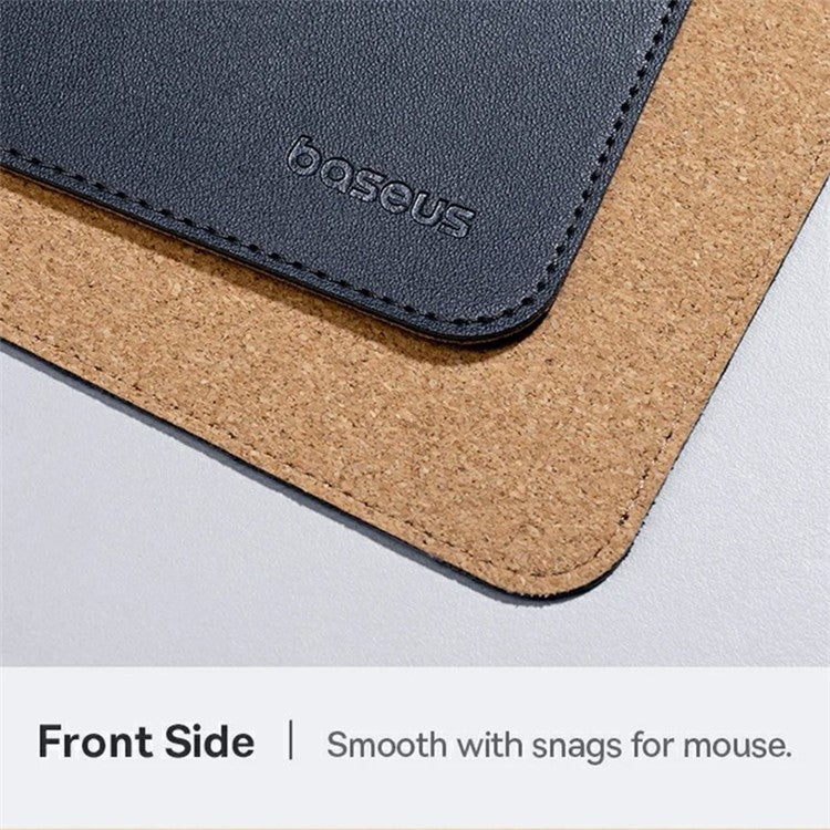 BASEUS Magpro Series II 770x340mm Smart Desk Mat PU Leather Waterproof Computer Desktop Pad, Basic Edition - Black