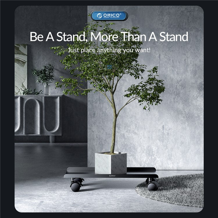 ORICO CPB5 Computer Case Stand Steel Plate Computer Host Support Bracket with Wheels