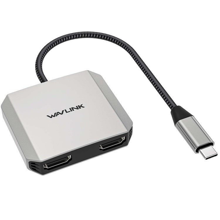 WAVLINK UHP510 Pro USB C to Dual HD Converter 4K 60Hz Dual Monitor Adapter Support 87W PD Charging