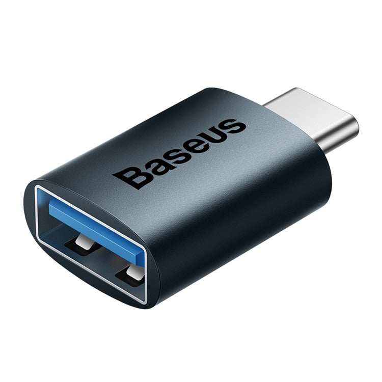 BASEUS Ingenuity Series Mini OTG Adapter Type-C Male to USB-A 3.1 Female Converter - Blue